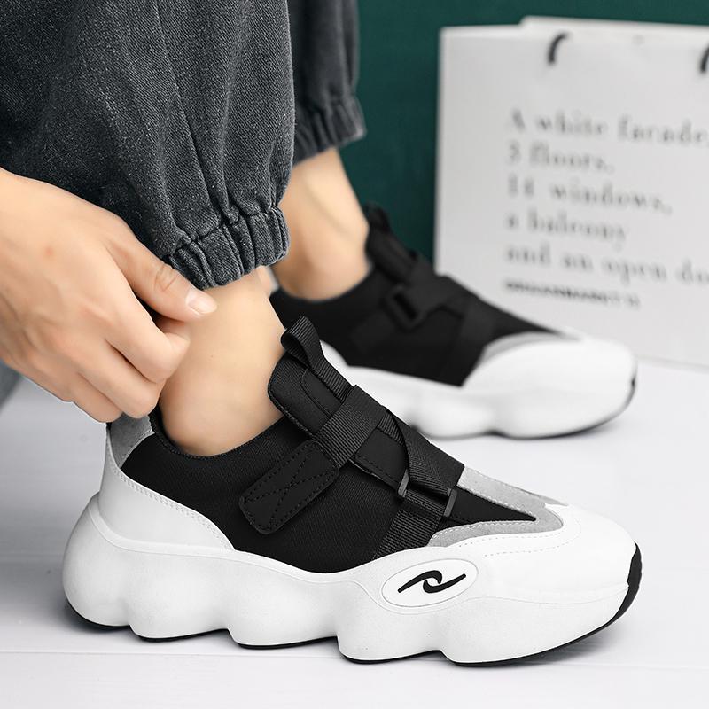 2023 Sports Casual Shoes Men's All-match Korean Men's Shoes Velcro Fashion Low-top Trendy Shoes All-match Forrest Gump Shoes