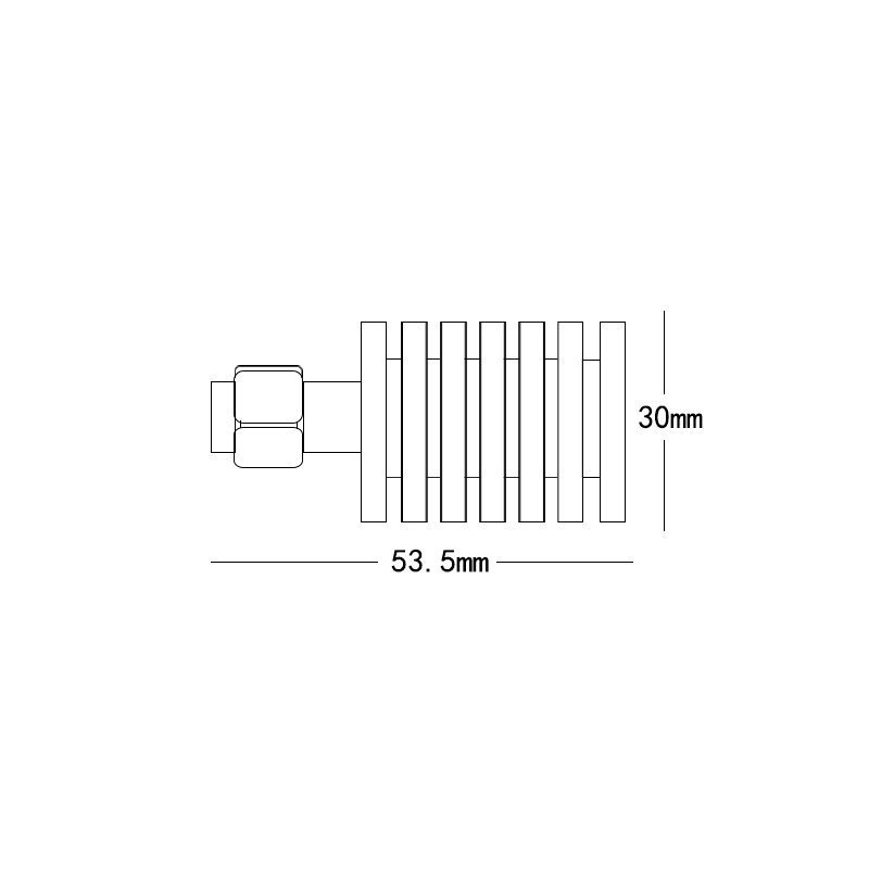 Sma-j-無線周波数負荷シミュレーター,10w,3ghz, 50ユーロコネクタ,RF負荷テスト機器,高品質|undefined