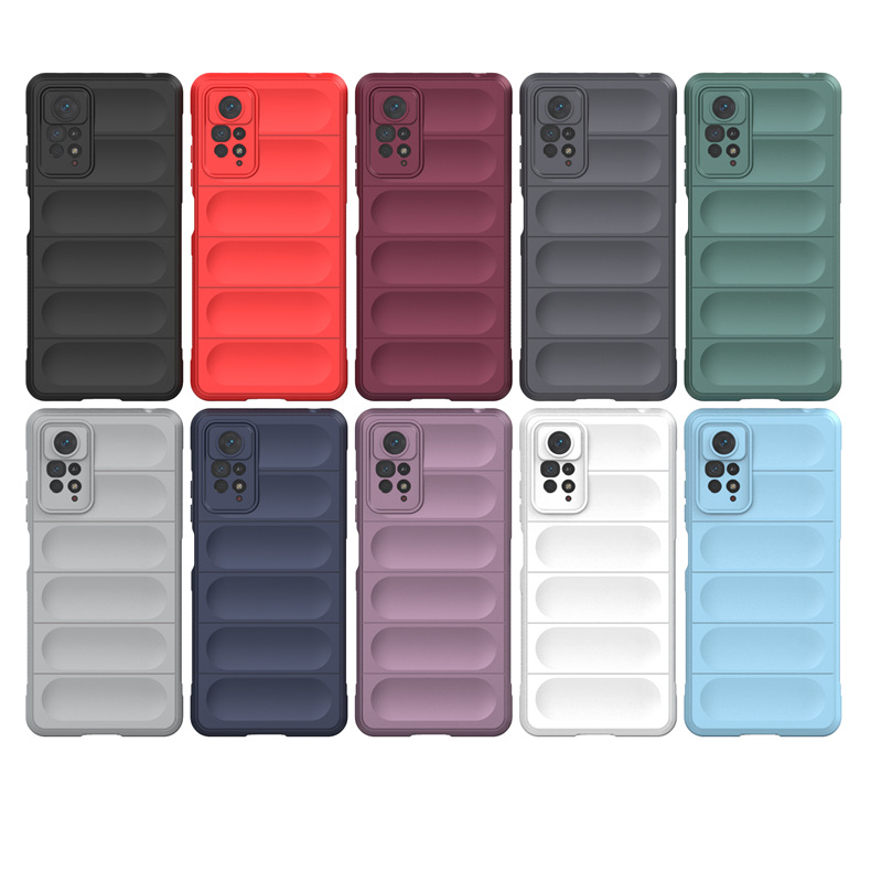 Anti-fall Mobile Phone Case for Red Rice Note12 Pro Magic Shield poco x5 pro Fine Hole TPU Protective Case