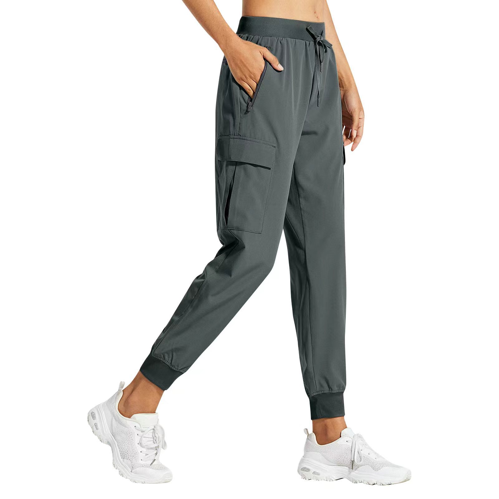 Amazon AliExpress 2024 Explosions Women's Jogging Pants Nylon Quick-drying Mountaineering Pants Sports Fitness Leisure
