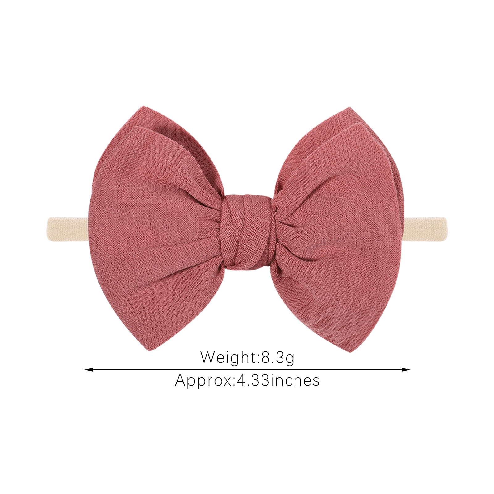 Amazon Cross Border Children Hair Band Bow Tie Soft Elastic Hair Band Baby Hair Accessories Headwear 2964