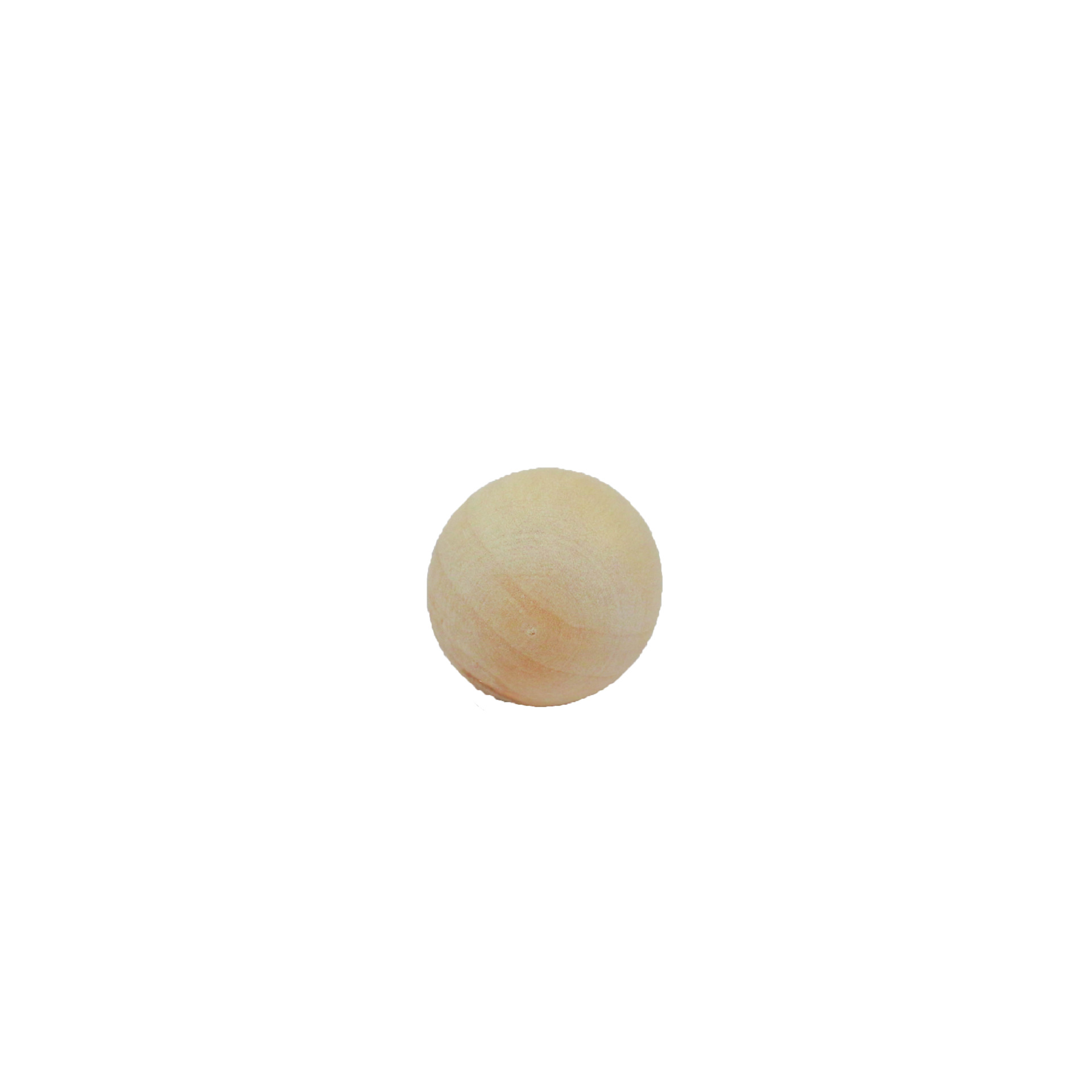 Factory wholesale raw wood color non-hole wooden beads round loose beads solid wooden ball jewelry accessories multi-Specification
