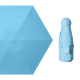 Five fold manual sky blue thick black glue opaque
