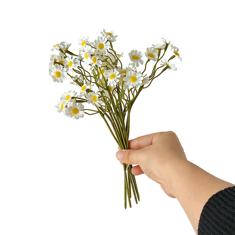 ins bouquet of chamomile Daisy artificial flowers living room furnishings dining table flowers decorative bouquet photography props