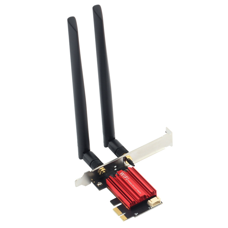SuitablE for IntEl ax210 DEsktop pciE IntErfacE WirElEss NEtwork Card BluEtooth Tri-band WIFI6E BluEtooth 5.3