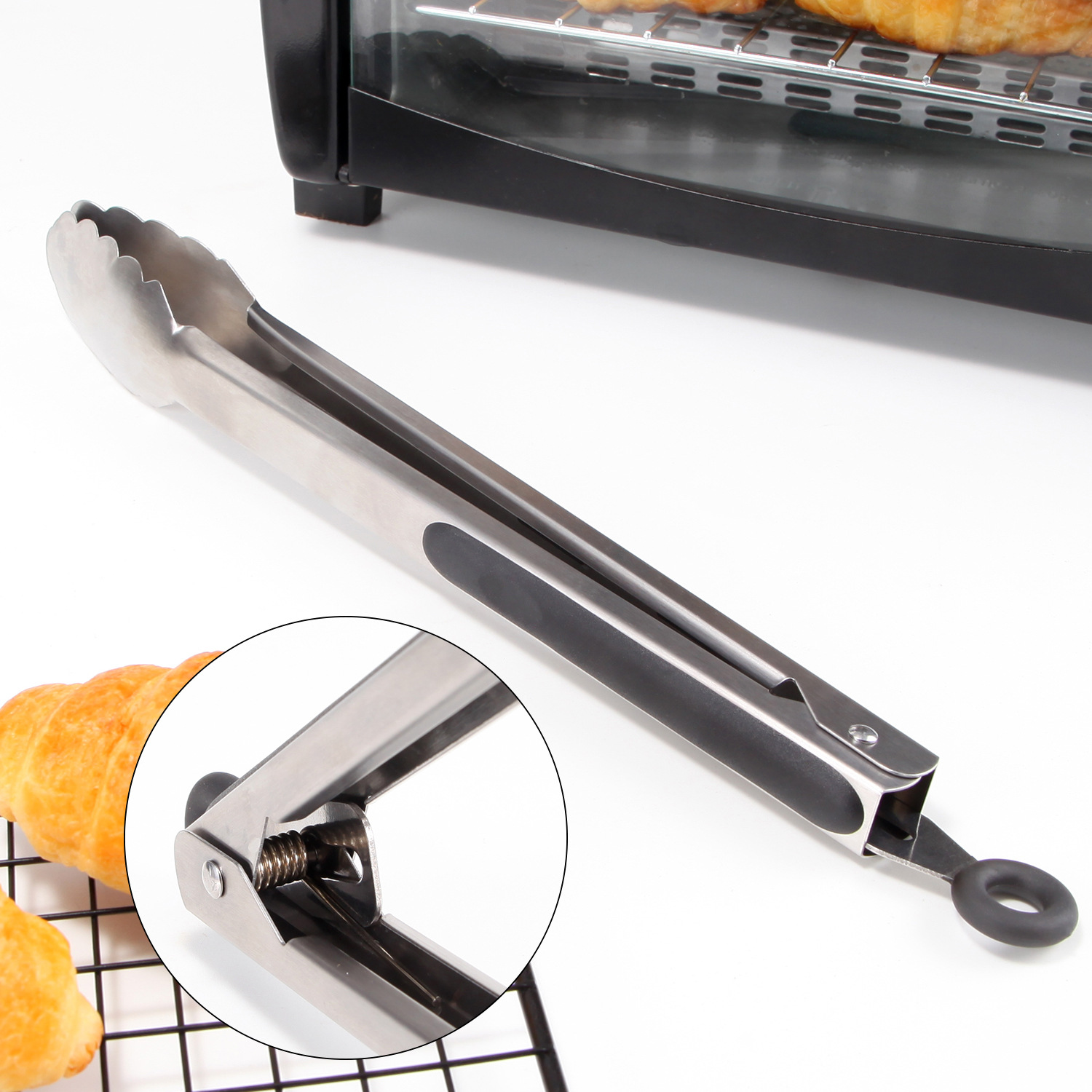 7 inch 9 inch 12 inch stainless steel food clip bread clip barbecue clip barbecue clip food clip tool
