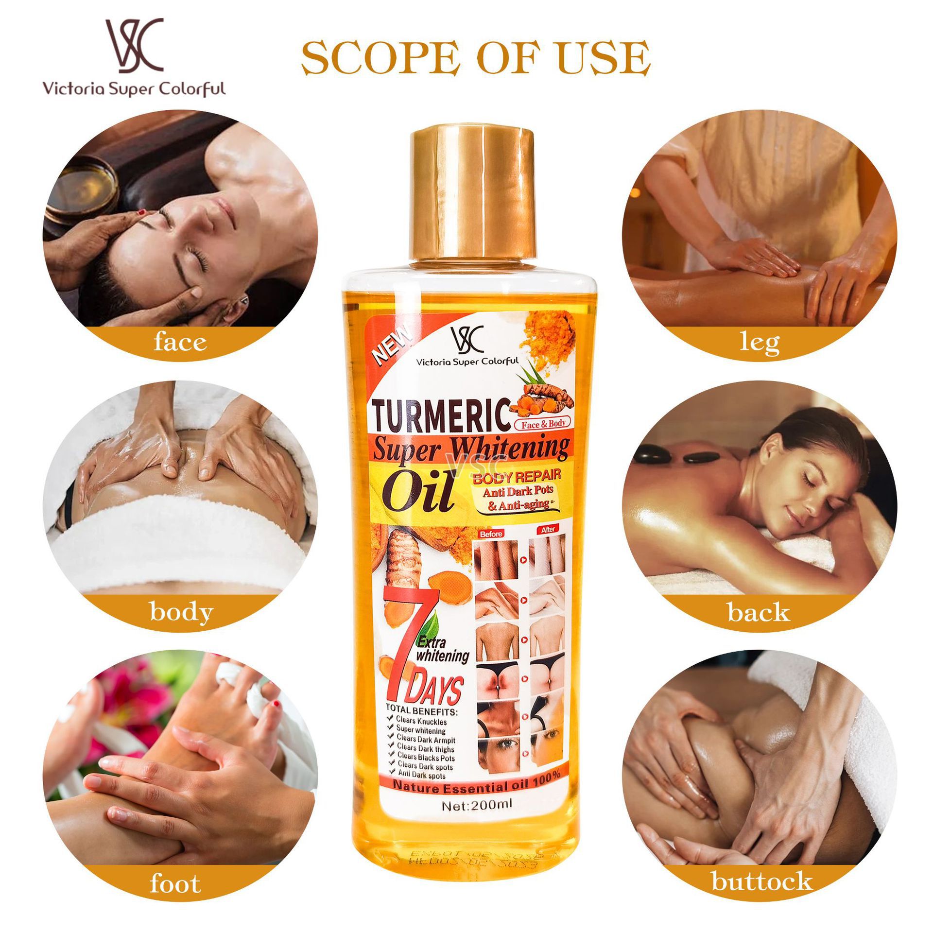 Cross-border ginger oil ginger butter essence oil Facial Body moisturizing massage oil soft compound essential oil Argan