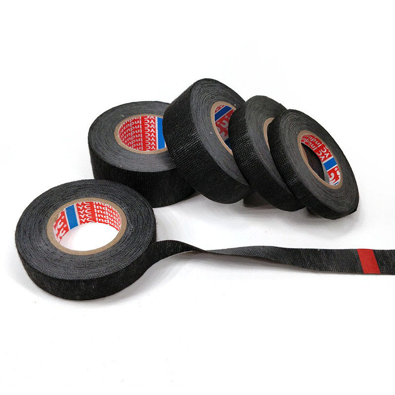 Auto parts wire harness flannel high temperature resistant flame retardant waterproof black insulation tape wire and cable electrical tape