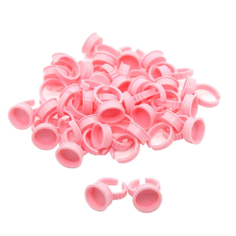 Korean tattoo ring eyebrow ring color Cup grafting eyelash ring finger Cup tattoo tools wholesale