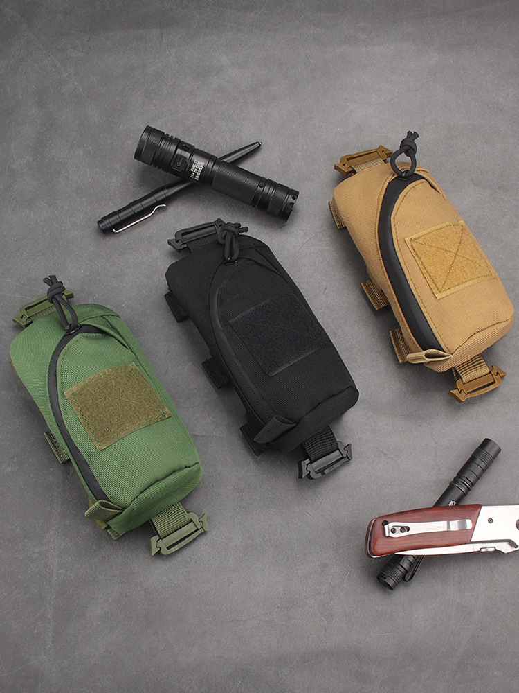 Outdoor Tactical Shoulder Strap Bag Accessory Hanging Bag 900D Nylon EDC Camouflage Missy Medical Bag Molle Storage Bag