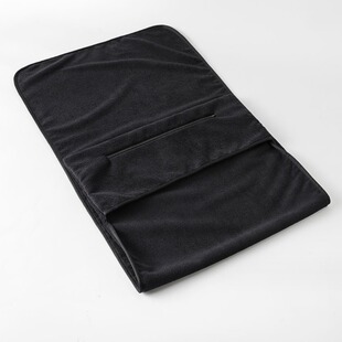 Factory wholesale pocket sports towel absorbent with zipper pocket towel embroidered Logo sports towel