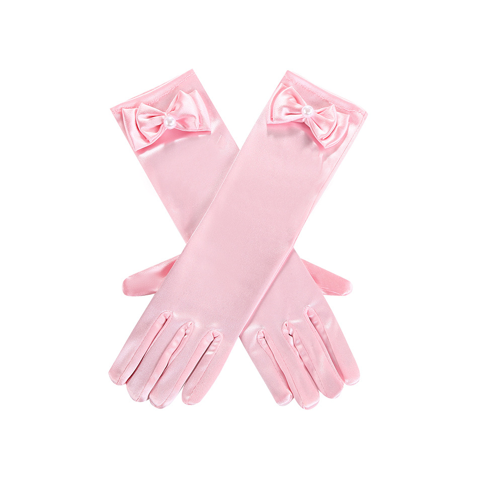 Bow Pearl gloves series accessories printed gloves series gloves a generation of hair accessories a generation of hair