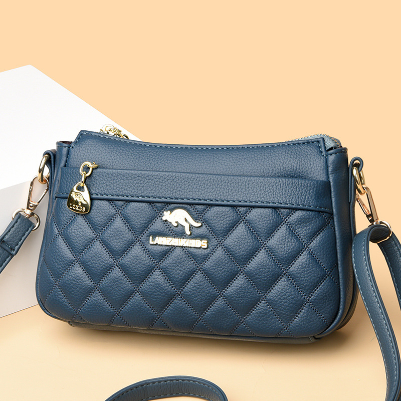 Bag women's 2023 new messenger bag middle-aged women's bag shoulder bag embroidery thread ladies mother small square bag a generation of hair