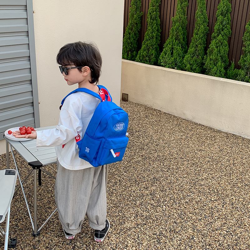 Children's Bag Kindergarten Letter Fashion Baby's Backpack Stylish Lightweight 2022 New Girls' Schoolbag