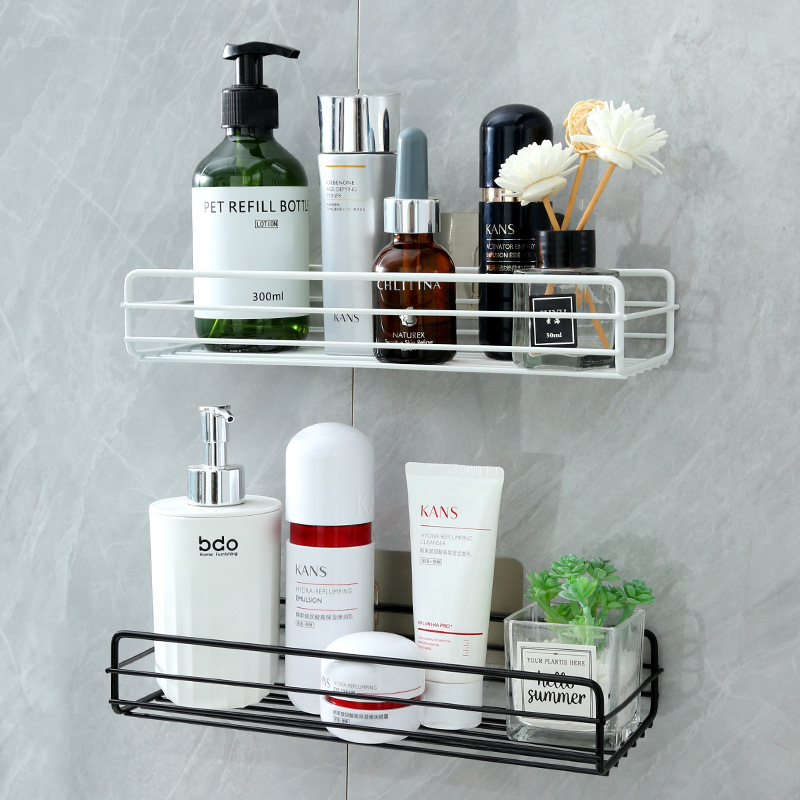 Toilet Storage Rack Toilet Toilet Hole-free Wall-mounted Tripod Bathroom Washstand Cosmetic Storage Rack