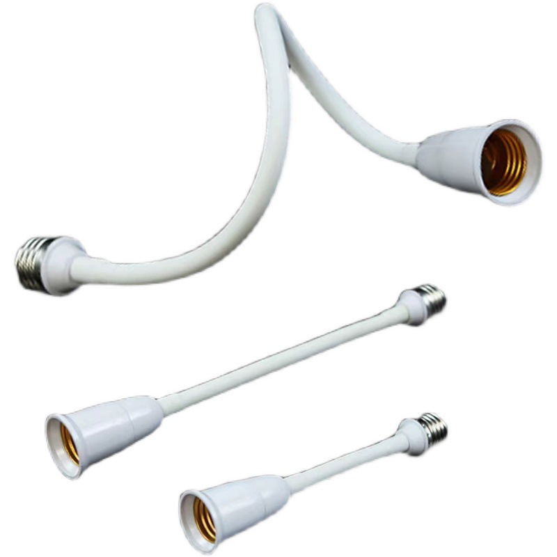 E27 turn E27 hose extension lamp holder universal conversion lamp holder extension lamp socket screw creative DIY lamp material
