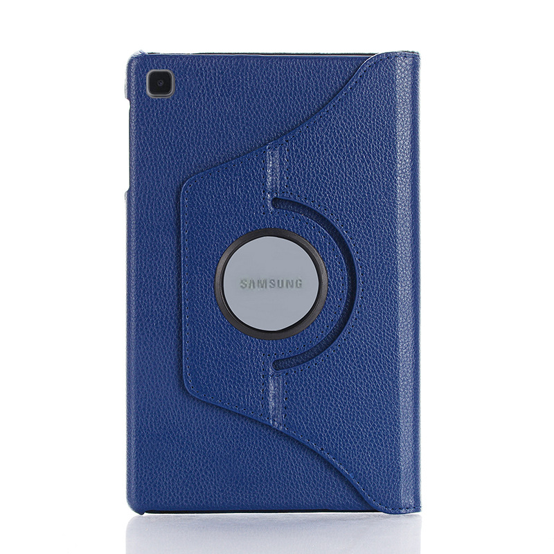 Cross-border applicable Samsung A7lite8.7 flat panel protective cover rotating T220 litchi pattern T225 leather cover 8.7 inch