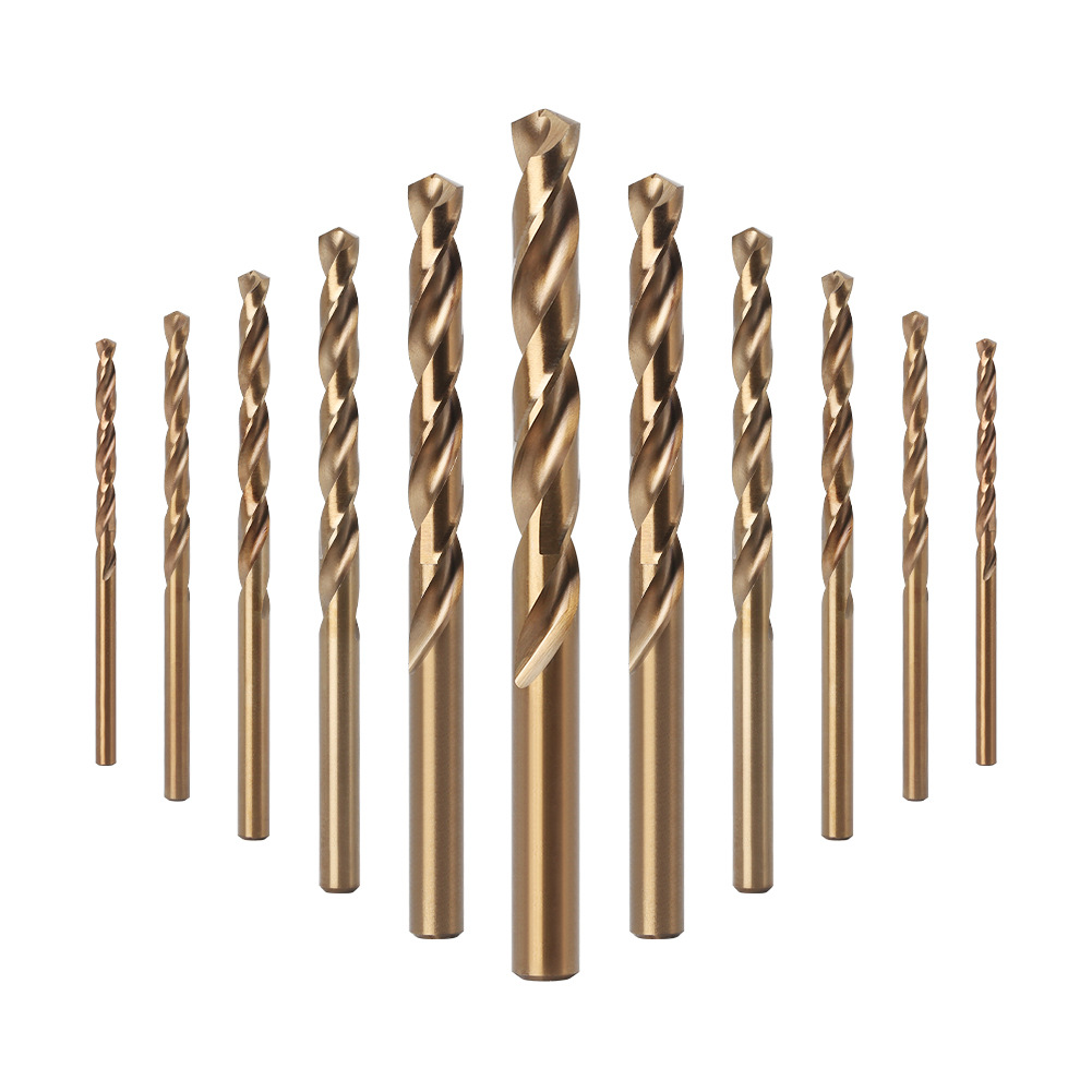 0.5-15 aperture 6542 full grinding straight shank twist drill stainless steel drilling special drill set wholesale generation