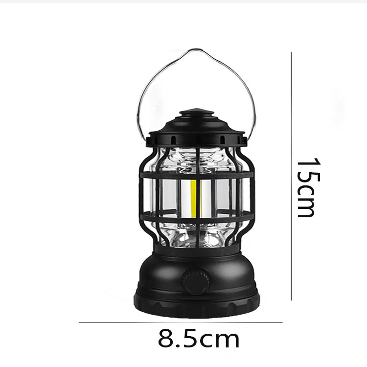New outdoor warm light atmosphere lamp camping lamp charging camp tent lamp led long endurance retro camping lamp