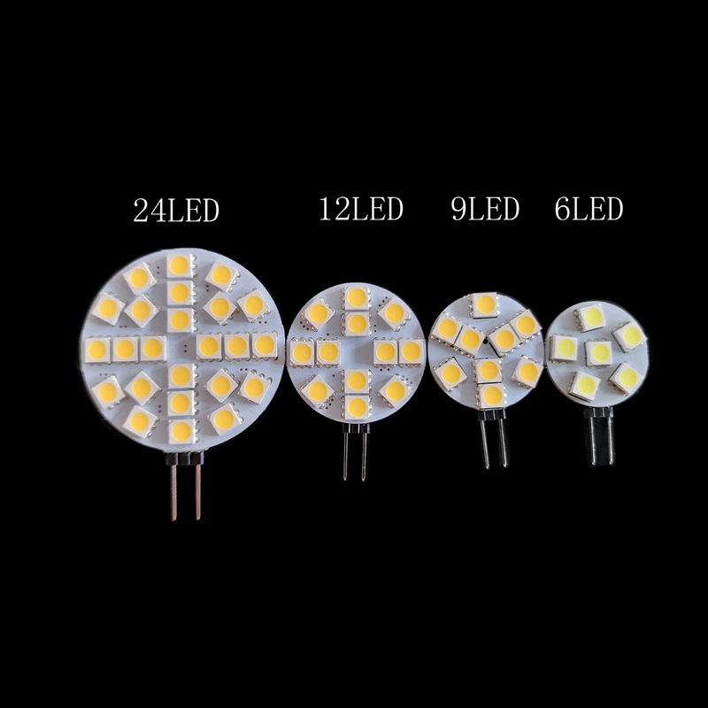 G4 LED 電球 6 個 9 個 12 個 24 個 5050 低電圧 12v 屋内ライト装飾照明コーンランプ|undefined