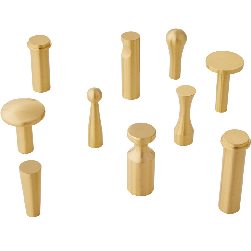 Brass Solid Nordic Light Luxury Coat Hook Modern Simple Cloakroom Shoe Cabinet Wall Perforated Coat Hook Gold Hook