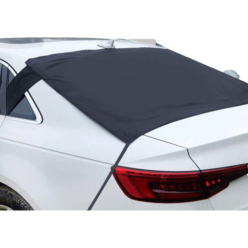 Car rear snow shield rear windshield cover car cover snow cover cross-border snow shield 190d Oxford silver glue coated silver cloth