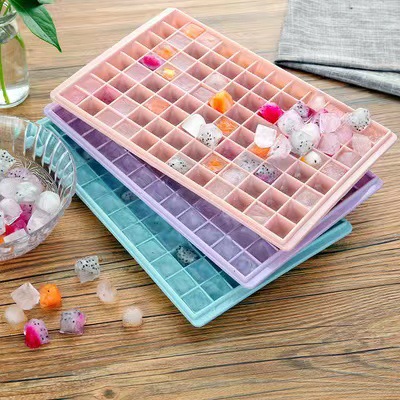 Plastic ice mold household thickened 96-grid ice mold creative ice mold ice box wholesale manufacturers supply