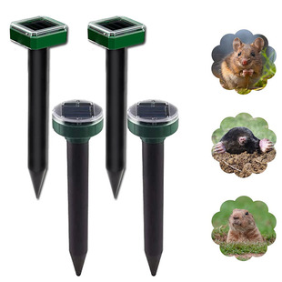 Spot wholesale outdoor solar Sonic rat repellent square plug snake repellent high power farm