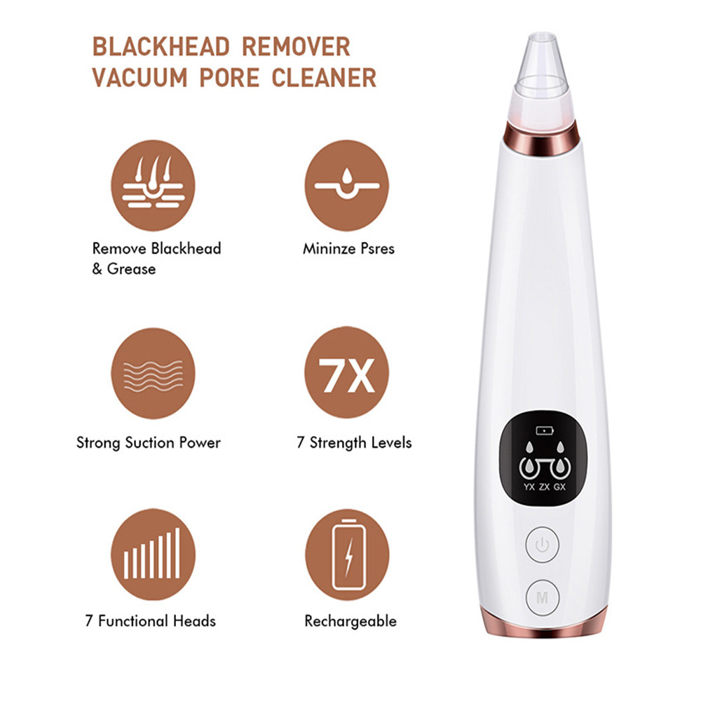 Amazon's special blackhead suction instrument electric pore suction to remove acne suction instrument shovel cleansing face washing instrument bubble