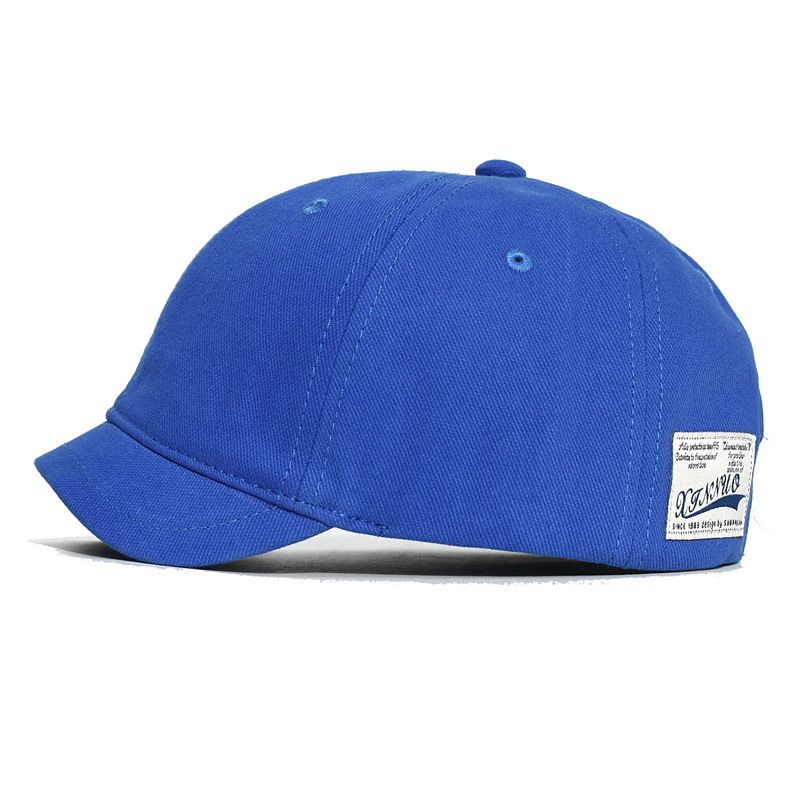 Hat men's baseball cap Women's cap soft-brim cap cotton short brim hip-hop cap 3cm short along Korean fashion