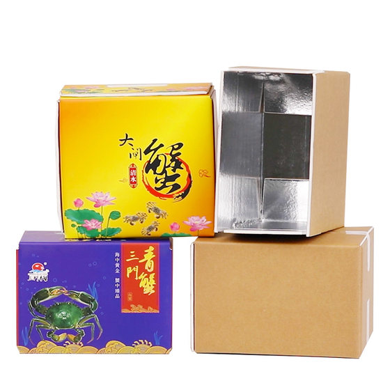 Hehong Aluminum Foil Insulation Box Foam Box in stock Cold Chain Logistics Box Insulation Foam Box Fresh Insulation Packaging Box