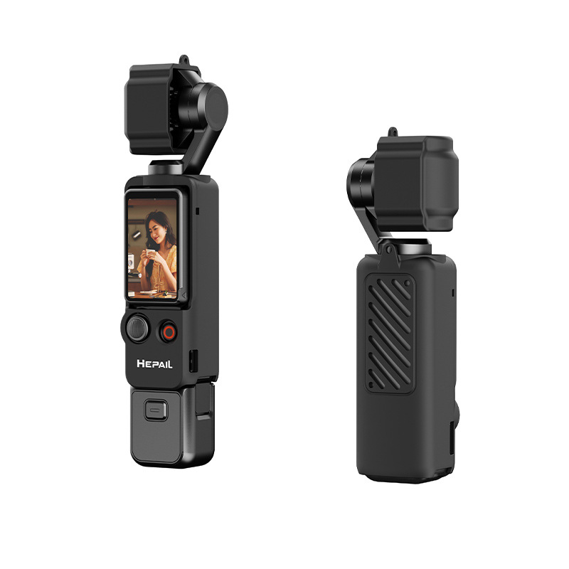 Hepail Co -продукт DJI Osmo Pocket3 Силиконовый корпус против защиты от защитной прохладной пыли силиконовой силикон силикон силиконовый