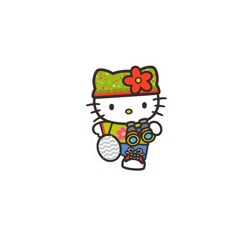 Cartoon Japanese Acrylic Brooch Cute Hello Kitty Badge Wholesale Bag Accessories Clothes Decorative Pin Pendant