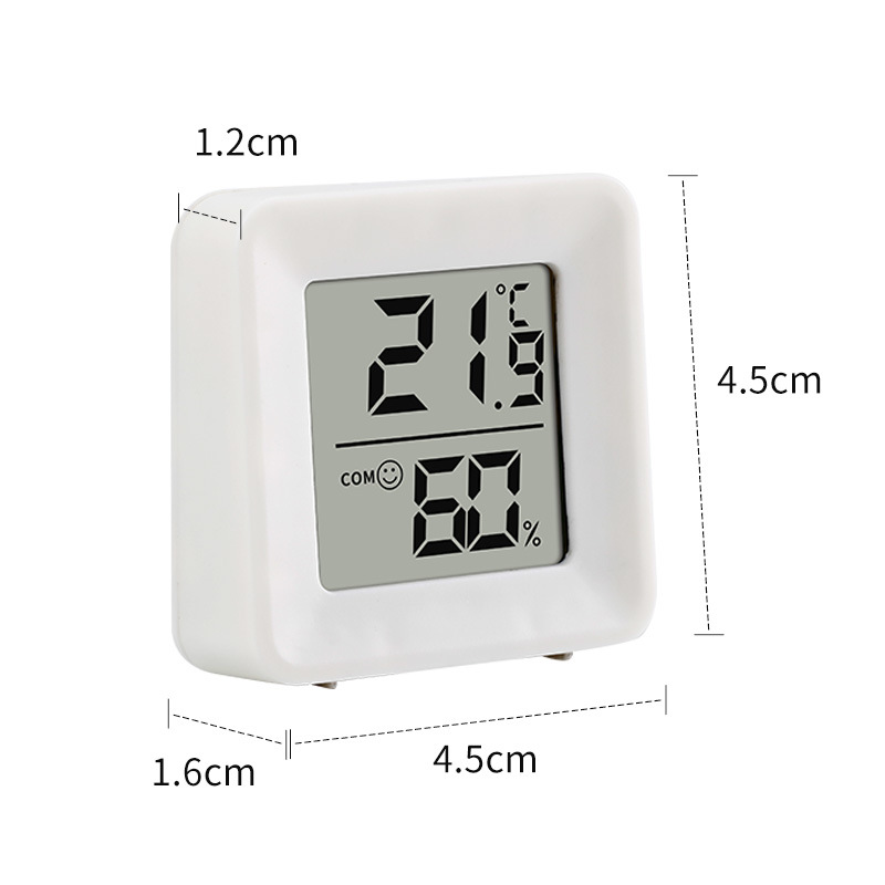 Amazon hot electronic digital indoor hygrometer household precision thermometer mini adjustable wall