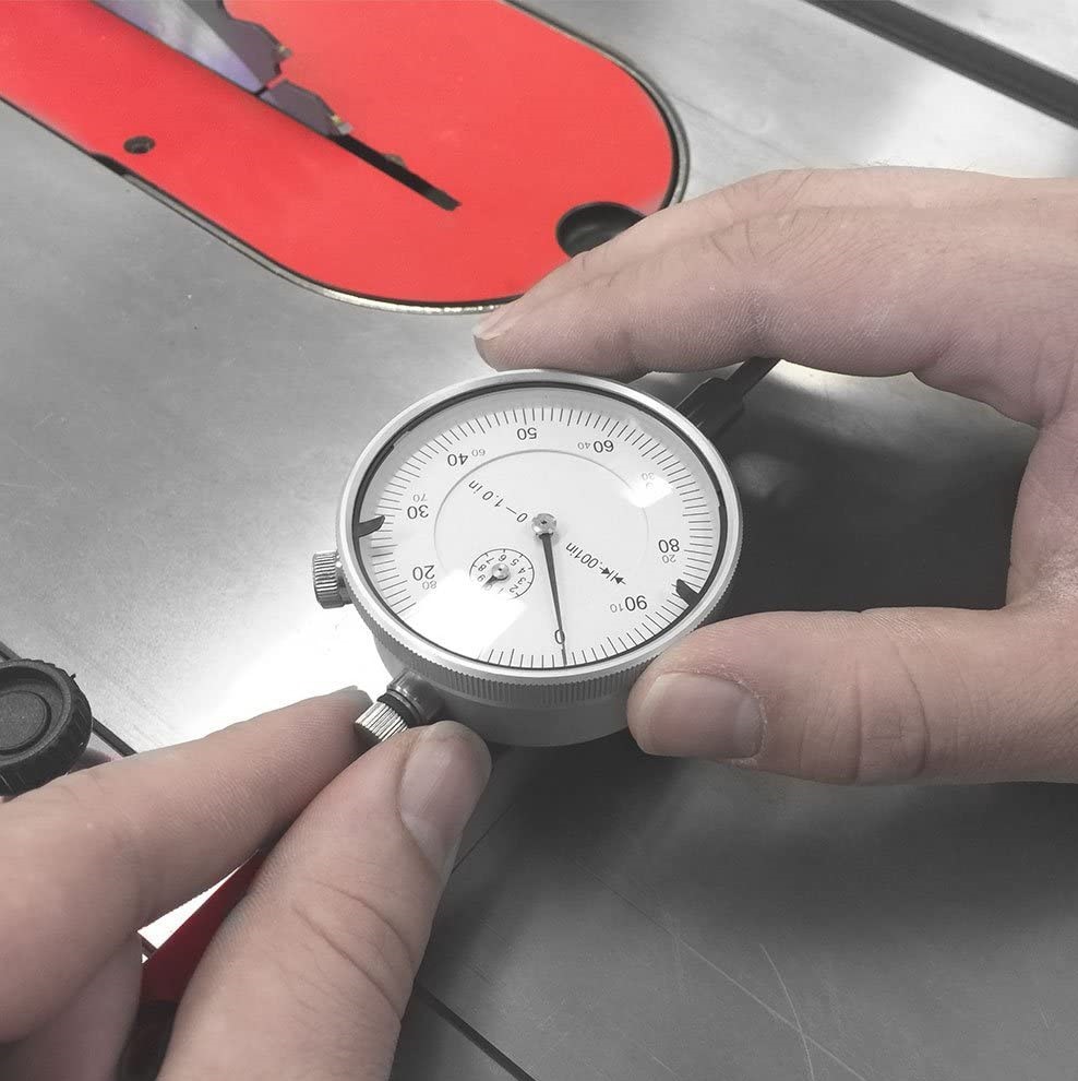 Woodworking table saw dial indicator calibrator A- LINE-IT machine Alignment System
