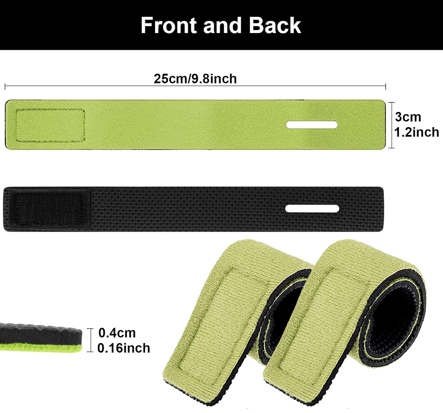 Fishing rod strap Velcro beam rod strap elastic strap non-slip fishing bandage fishing gear fixing belt Luya tie rod strap