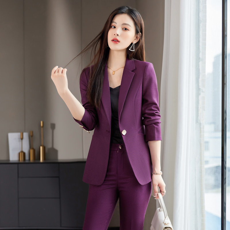 Traje morado oscuro sale