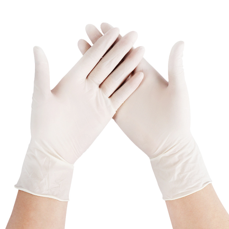 Disposable Nitrile Gloves White Household Cleaning Withdrawable Food Grade Catering Thickened Durable Nitrile Gloves