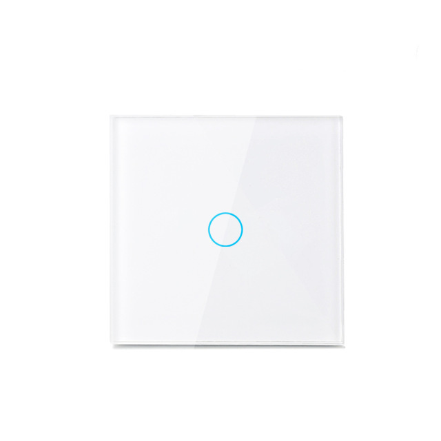 86-type European standard British standard single touch switch 123 open pure touch sensor switch glass panel lamp switch