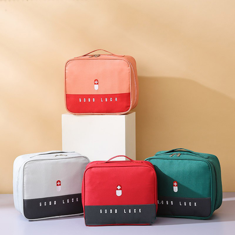 Portable Medical Bag for Business Travel Small Medicine Bag Outdoor Emergency First Aid Bag Home Medicine Storage Bag