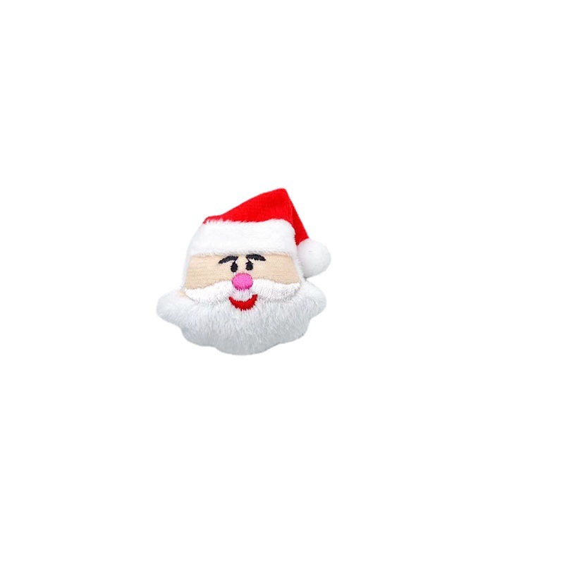 クリスマスのぬいぐるみ動物の頭装飾アクセサリークリスマス漫画ヘラジカサンタクロース雪だるま人形補助材料|undefined