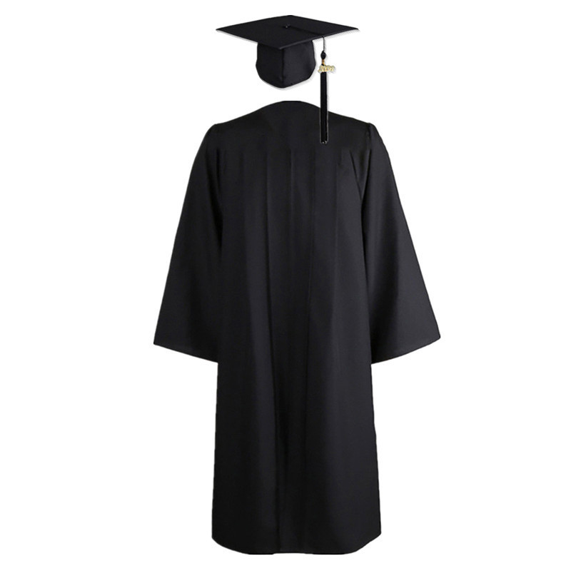 Cross-border European and American academic clothing suit undergraduate master's degree graduation clothing with flat shawl factory outlet