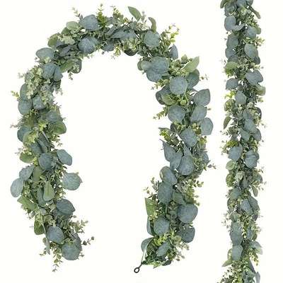 Artificial artificial green plant eucalyptus rattan home wedding decoration money leaf eucalyptus leaves Vine green plant