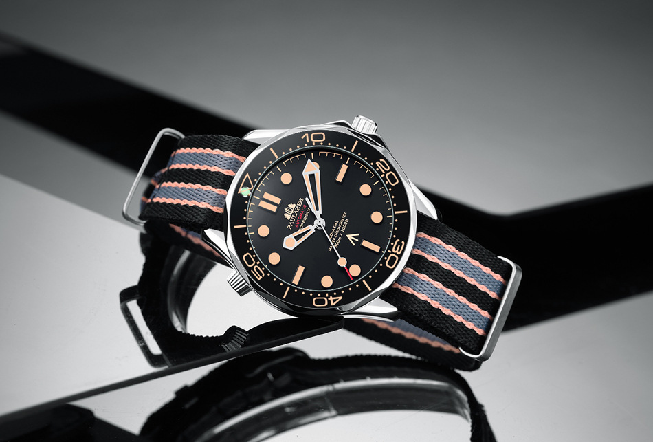 Automatic mechanical luminous steel mesh belt men's watch AUTOMATIC WATCH_voghion.com