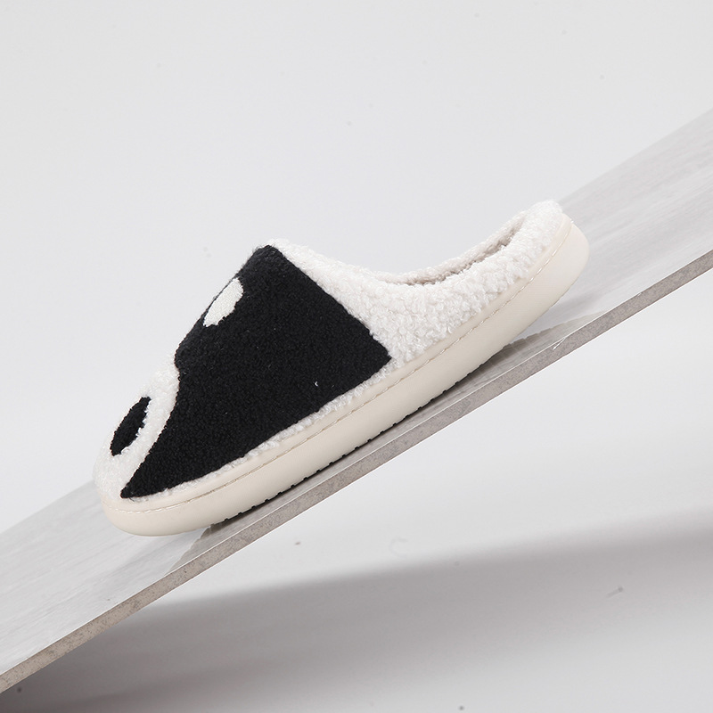 New Comfortable Home Taiji Cartoon Warm Winter Cotton Slippers Couple Men's and Women's Thick Sole Soft Sole Shoes Thick Non-slip