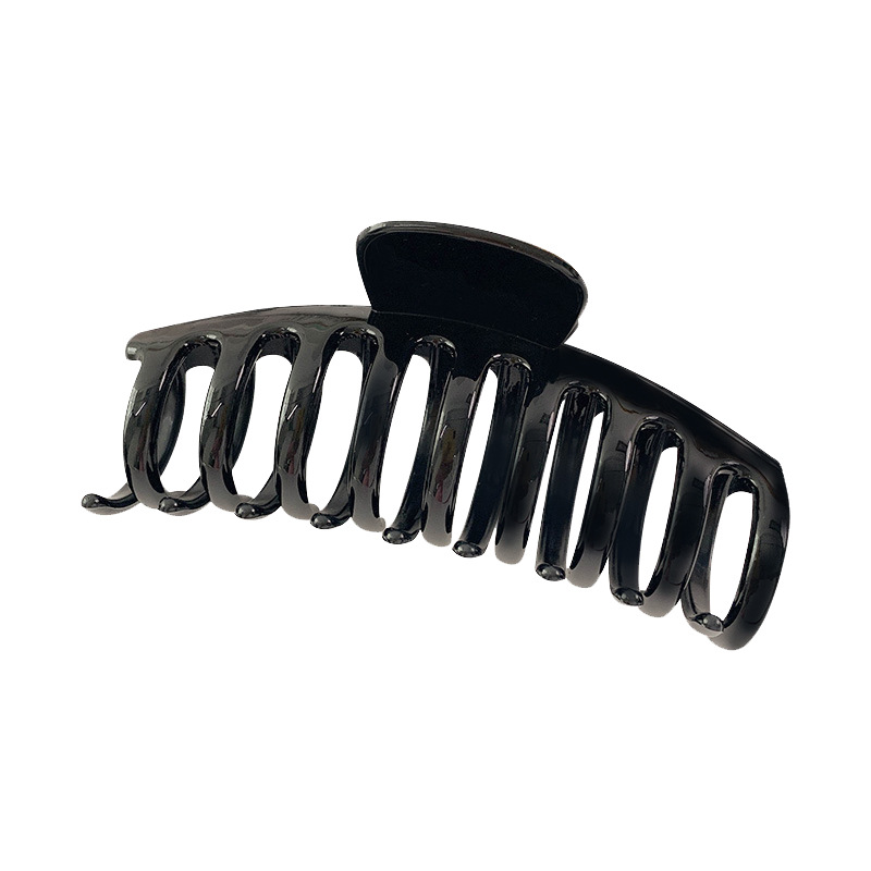 Cross-border hair grab Amazon Hot 11cm large grab clip set bath hair accessories plate hair shark clip vertical clip