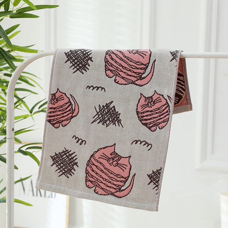 Wholesale Cotton Gauze Towel Adult Absorbent Towel Three-layer Gauze Soft Face Washing Big Towel Gift