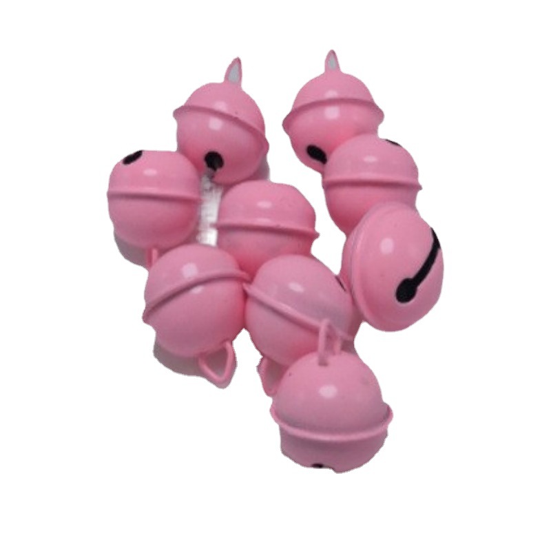 Pet Bell 22mm color paint iron bell cute candy color dog bell metal open Bell