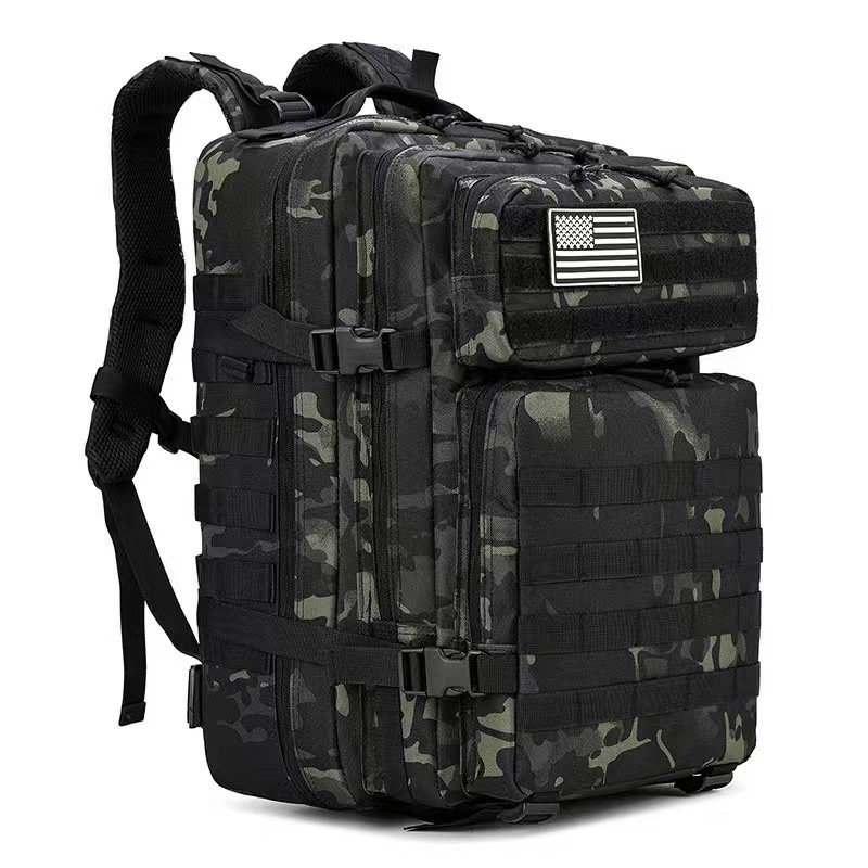Big 3P Bag Tactical Backpack Military Fan Special Forces Travel Outdoor Camouflage Sports Bag Large Capacity Mountaineering Backpack
