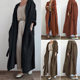 Cross-border Autumn New Casual Long-sleeved Shirt Dress All-match Long Coat Jacket